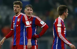 Sau gần 1 năm, Bayern Munich lại thua nhục trên sân nhà