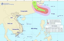 Bão Dujuan mạnh cấp 15 di chuyển chủ yếu theo hướng Tây Tây Bắc