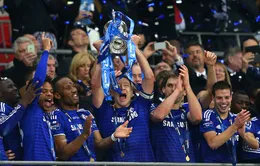 Toàn cảnh chức vô địch League Cup lần thứ 5 của Chelsea qua ảnh​