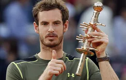 Madrid Open: Vùi dập Nadal, Andy Murray lên ngôi vô địch