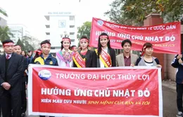 Các Hoa hậu, Á hậu tham gia ngày hội hiến máu Chủ nhật Đỏ 2015