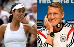 Bạn trai nổi tiếng cổ vũ hết mình cho Ana Ivanovic