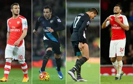 Alexis Sanchez hoàn tất 'đội hình bệnh binh' của Arsenal
