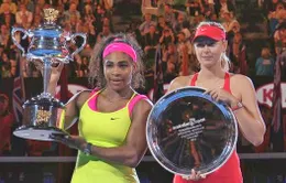 Sharapova công nhận Serena Williams luôn là số 1 thế giới