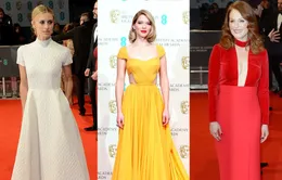 10 bộ váy tinh tế nhất trên thảm đỏ BAFTA 2015