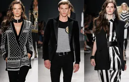 H&M và Balmain đưa gam màu đen cá tính vào BST mới