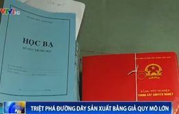 Triệt phá đường dây làm bằng giả quy mô lớn ở Bình Dương