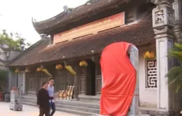 Dựng “chui” bia đá tại đền Trần - Thái Bình