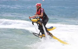 Cuộc đua kỳ thú 2015: Các tay đua tranh nhau làm "siêu nhân" ở Nha Trang