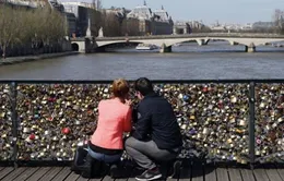 Pháp dỡ bỏ 1 triệu ổ khóa trên cầu Pont des Arts