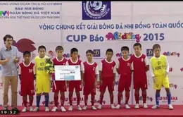 Hải Dương bảo toàn ngôi vô địch giải bóng đá nhi đồng toàn quốc 2015