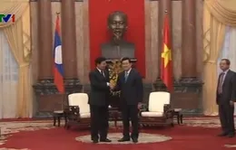 Chủ tịch nước Trương Tấn Sang tiếp Phó Thủ tướng Lào