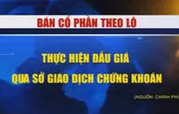 Bán cổ phần theo lô phải thực hiện đấu giá qua Sở GDCK