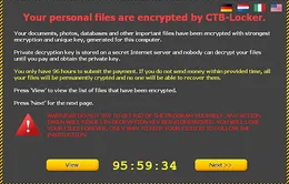 Cảnh báo mã độc tống tiền CTB Locker