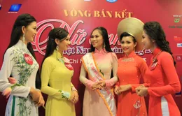 Nữ sinh viên Việt Nam duyên dáng 2015: Thí sinh Sài thành thanh lịch trong tà áo dài