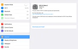 Apple phát hành iOS 9.2 beta 2, khắc phục lỗi Touch ID trên iOS 9.1