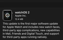 Apple phát hành watchOS 2.0.1 cải thiện thời lượng pin trên Apple Watch