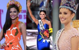 So nhan sắc Pia Wurtzbach với đại diện Philippines qua các mùa Hoa hậu