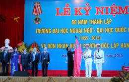 Đại học Ngoại ngữ-ĐHQGHN đón nhận Huân chương Độc lập hạng Nhất