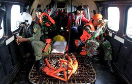 Phát hiện hai mảnh vỡ của máy bay QZ8501 dưới đáy biển