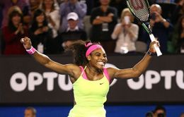 Serena nhảy cẫng ăn mừng chức vô địch Úc mở rộng 2015