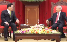 Tổng Bí thư Nguyễn Phú Trọng tiếp Chủ tịch Quốc hội Hàn Quốc