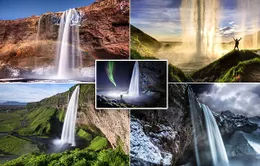 Những thác nước đẹp huyền ảo ở vùng núi Iceland