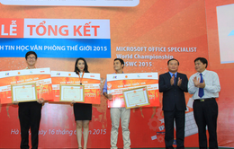 Trao giải cuộc thi Vô địch Tin học văn phòng thế giới 2015 tại Việt Nam