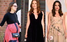 Phong cách thời trang điệu đà của bà bầu Keira Knightley