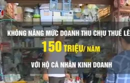 Không nâng mức chịu thuế đối với hộ kinh doanh cá thể