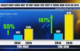 Tôn thép Trung Quốc giá rẻ ồ ạt tràn vào Việt Nam