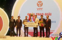 Tiền đạo Anh Đức đoạt danh hiệu cầu thủ xuất sắc nhất V.League 2015