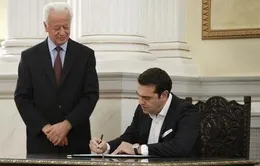 Ông Alexis Tsipras tuyên thệ nhậm chức Thủ tướng Hy Lạp