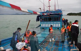 Thanh Hóa: Gấp rút triển khai công tác tìm kiếm 4 ngư dân bị mất tích