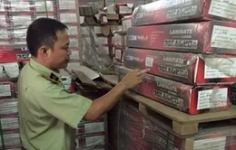 Tạm thu lượng lớn ván sàn Trung Quốc giả mạo ván sàn Đức