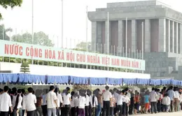 Từ 4/9, tạm ngừng tổ chức viếng Lăng Chủ tịch Hồ Chí Minh