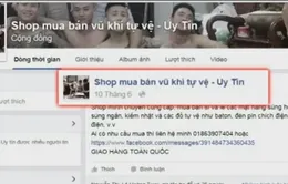 Công khai rao bán nhiều loại vũ khí trên mạng