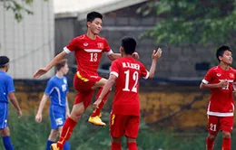 VIDEO: Thắng dễ U16 Singapore, U16 Việt Nam giành ngôi nhất bảng A