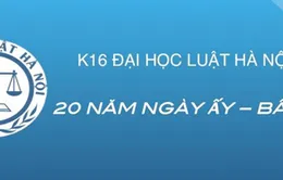 Mời hội khóa 20 năm K16 ĐH Luật Hà Nội