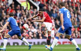 Man Utd 1-0 Everton: Martial chắp cánh Quỷ đỏ tiệm cận top 4