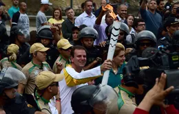 Ngọn đuốc Olympic đã tới Rio, sẵn sàng cháy rực ngày khai mạc