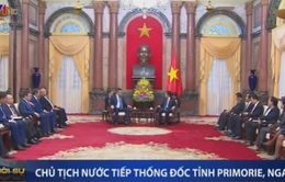 Chủ tịch nước Trương Tấn Sang tiếp Thống đốc tỉnh Primorie, Nga