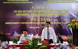 Đoàn đại sứ quốc tế chinh phục Sơn Đoòng đến Quảng Bình