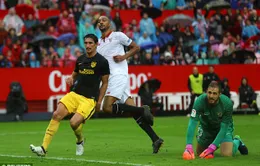 VIDEO, Sevilla 1-0 Atl Madrid: Thất bại đầu tiên