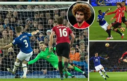 Everton 1-1 Manchester United: Ibra ghi siêu phẩm, tội đồ Fellaini!