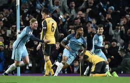 Man City 2-1 Arsenal: Ngược dòng ngoạn mục