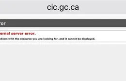 Trang web về nhập cư của Canada bị sập