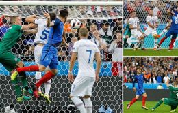 VIDEO EURO 2016: Xem lại trận tứ kết Pháp 5-2 Iceland