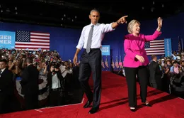 Tổng thống Obama đi vận động tranh cử cùng bà Hillary Clinton