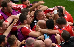 Bảng B EURO 2016, Xứ Wales 2-1 Slovakia: Chiến thắng ấn tượng của Bale và đồng đội